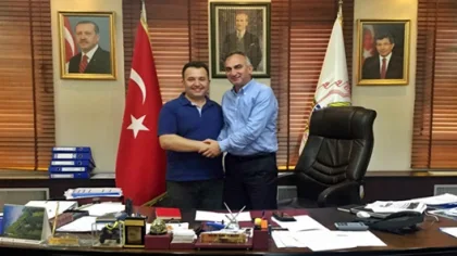 Dazkır'dan Başkan Yılmazer'e Veda Ziyareti