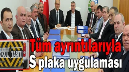 'S' Plaka Uygulama Çalışması Tamamlandı