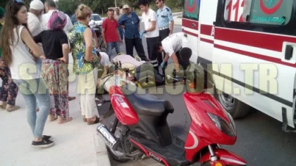 Sapanca'da Motosikletten Düşen Sürücü Yaralandı