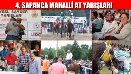 4. Sapanca Mahalli At Yarışları Gerçekleşti