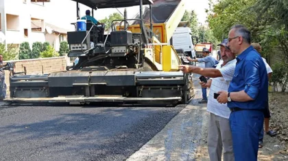 Asfaltlama Çalışmaları Devam Ediyor