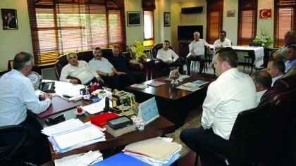 Başkan Yılmazer'i Ziyaret Ettiler