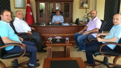 Esnaf Odası'ndan Kaymakam Yıldırım'a Ziyaret