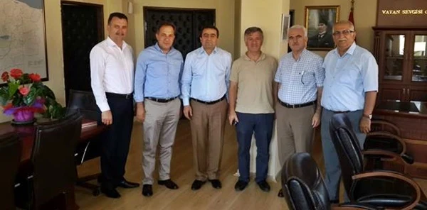 Daire Başkanlarından Kaymakam Yıldırım'a Ziyaret