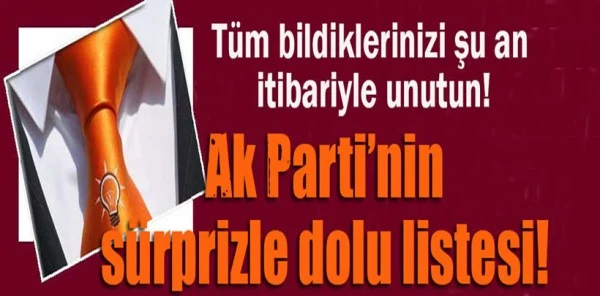 İşte AK Parti Sakarya Milletvekili Adayları