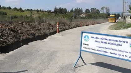 Sapanca'da 11 Mahalleye İçmesuyu