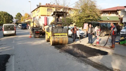 Asfaltlama Çalışmaları Devam Ediyor