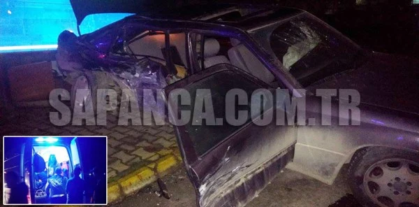 Sapanca'da Kaza: 2 Yaralı