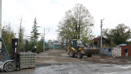 Bağ Sokak'a Parke Düzenlemesi