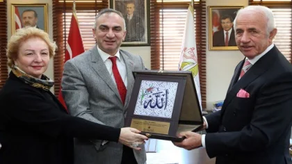 Nafi Güral Başkan Yılmazer'i Ziyaret Etti