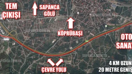 Sapanca Çevre Yolu Projesi Resmen Start Alıyor