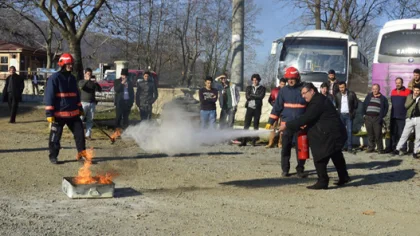 Sapanca Myo'da Yangın Tatbikatı