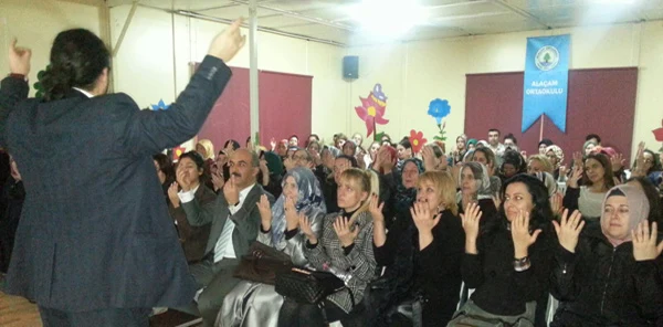 Alaçam Ortaokulu Özkan Şenol'u Ağırladı