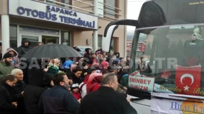 Umre Kafilesi Uğurlandı