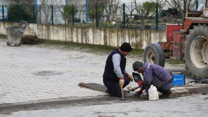 Yeni Mahalle'de Yağmur Suyu Çalışması