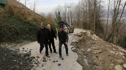 Dibektaş'ta Yollar Onarılıyor