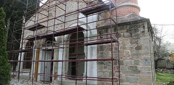 Tarihi Camide Restorasyon Başladı