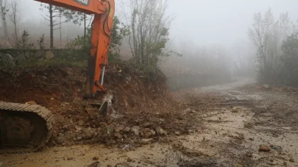 Balkaya Mahallesi Yolu Genişletiliyor