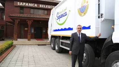 Belediye'ye Yeni Çöp Transfer Aracı