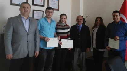 Onur Belgeleri Törenle Dağıtıldı