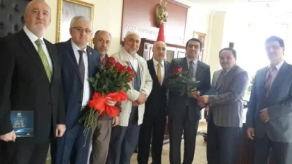 Kaymakam Yıldırım'ı Ziyaret Ettiler