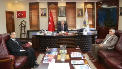 Müdür Yıldırım'dan Başkan Yılmazer'e Ziyaret