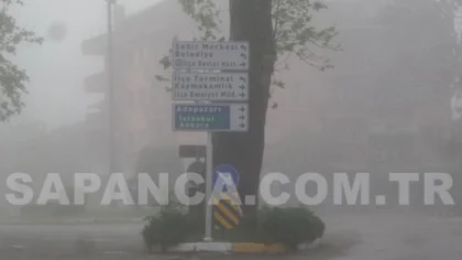 Sapanca Güne Sisle Uyandı