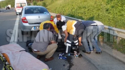 Sapanca'da Trafik Kazası: 2 Yaralı