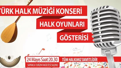 Türk Halk Müziği Konserine Davetlisiniz