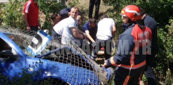 Sapanca'da Trafik Kazası: 1 Yaralı
