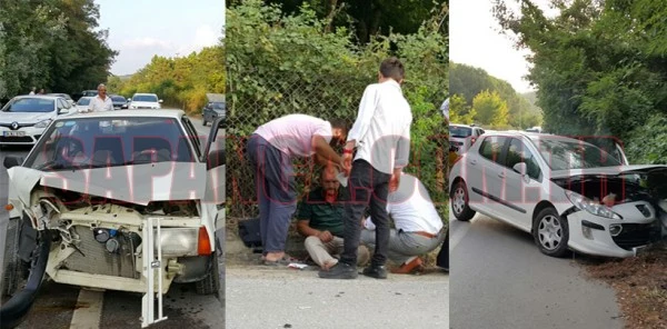 Sapanca'da Trafik Kazası: 2 Yaralı