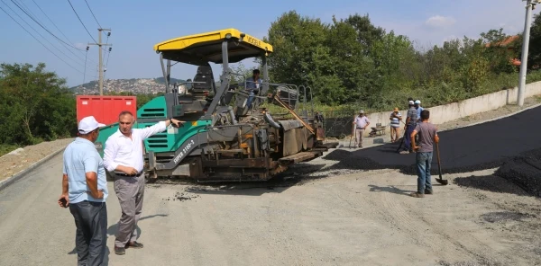 Sapanca Belediyesi'nden Asfalt Atağı