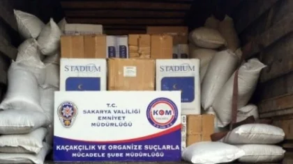 Sapanca'da Kaçak Sigara Operasyonu
