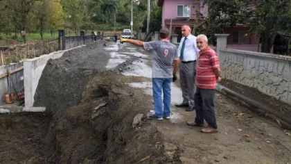 Kurtköy'de Yağmur Suyu Çalışması