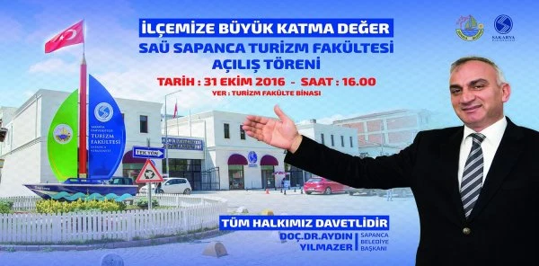 Sakarya Üniversitesi Sapanca Turizm Fakültesi Açılıyor