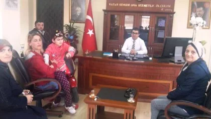 Ertuğ ve Ekibi Kaymakam Daştan'ı Ziyaret Etti