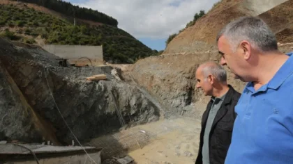 Sapanca Akçay Barajı'nda Gövde Yükseliyor