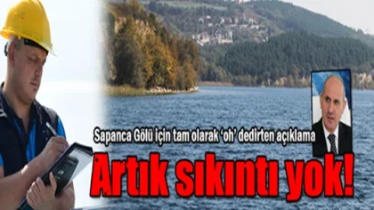 Sapanca Gölü için Sevindiren Gelişme