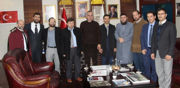 Vaizlerden Başkan Yılmazer'e Ziyaret