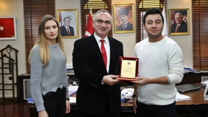 Sapanca Turizm Fakültesi Turizm Topluluğu'ndan Başkan'a Teşekkür Ziyareti