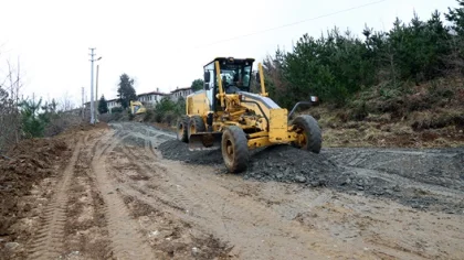 Sapanca'da Yol Genişletme Çalışmaları