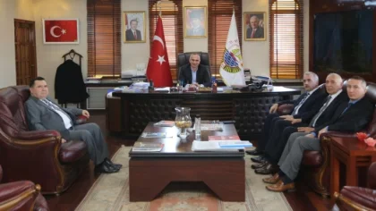 Vergi Dairesi Başkanında Yılmazer'e Ziyaret