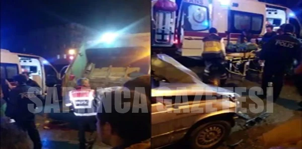 Otomobil Çöp Kamyonuna Çarptı: 2 Yaralı