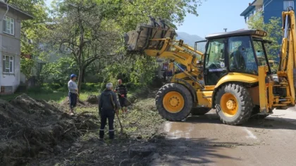 Güldibi'nde Sıra Sıcak Asfaltta
