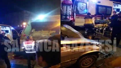 Otomobil Çöp Kamyonuna Çarptı: 2 Yaralı