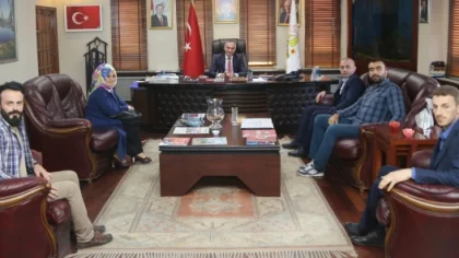 Tügva'dan Başkan Yılmazer'e Ziyaret