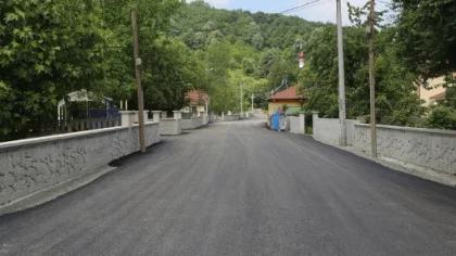 Sapanca'da Asfaltlama Çalışmaları Sürüyor