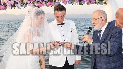 Karamollaoğlu, Sapanca'da Nikah Şahidi Oldu