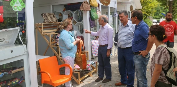 Sanat Sokağı'nı İncelediler