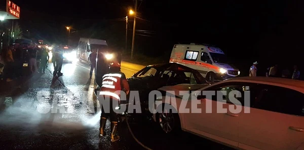 Sapanca'da Trafik Kazası: 3 Yaralı